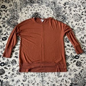 Tunic Length Top by Time and Tru